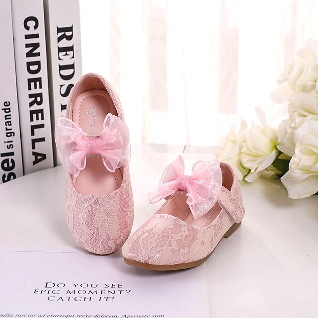 Shoes & Bags Kids Shoes | Girls Flats Flower Girl Shoes Lace Breathable Mesh Breathability Wedding Cute Dress Shoes Little Kids(