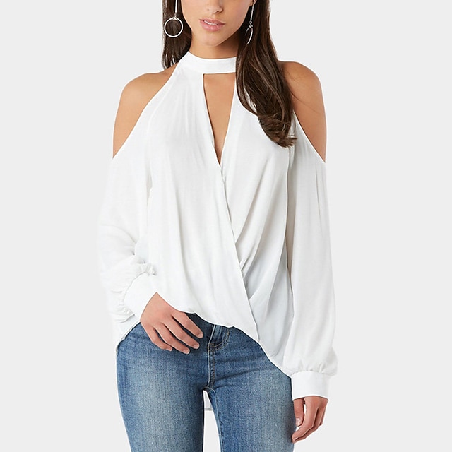 Halter Neck Casual Streetwear Tops 