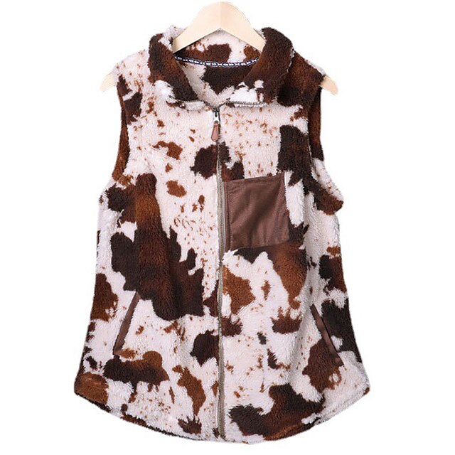 Baby & Kids Girls Clothing | Kids Girls Tank Coat Sleeveless Camo Brown Children Tops Fall Winter Fashion Daily Indoor Outdoor R