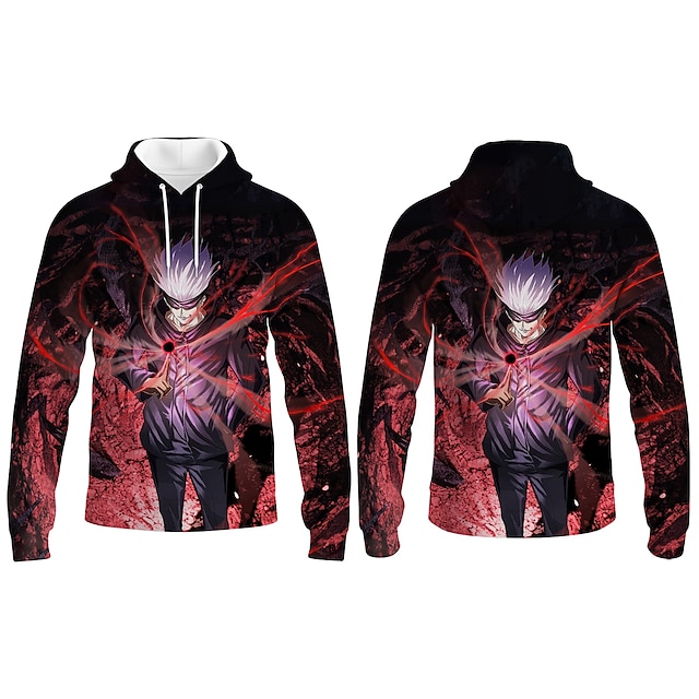 Toys & Hobbies Cosplay & Costumes | Inspired by Jujutsu Kaisen Fushiguro Megumi Hoodie Anime 100% Polyester Pattern Harajuku Gra