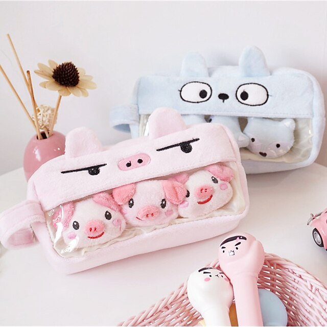 Consumer Electronics Stationery | PencilpenCase box back to school gift Cute animals large capacity Simple Stationery Bag Holder