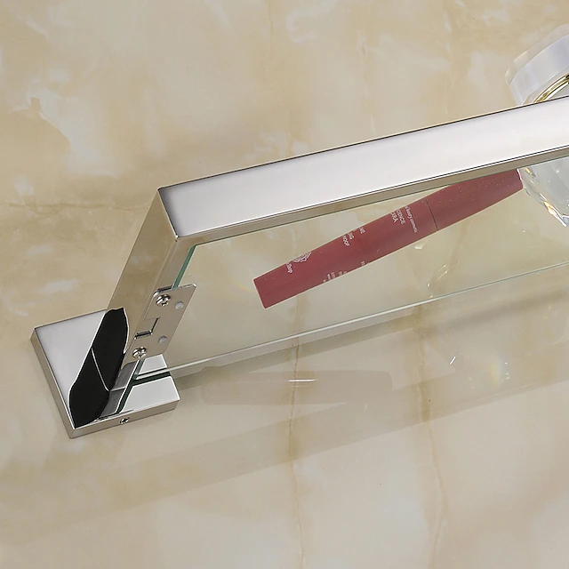 Étagère de douche en verre transparente - AUTREMENT - Rectangulaire Étagère de douche en verre transparente - AUTREMENT - Rectangulaire