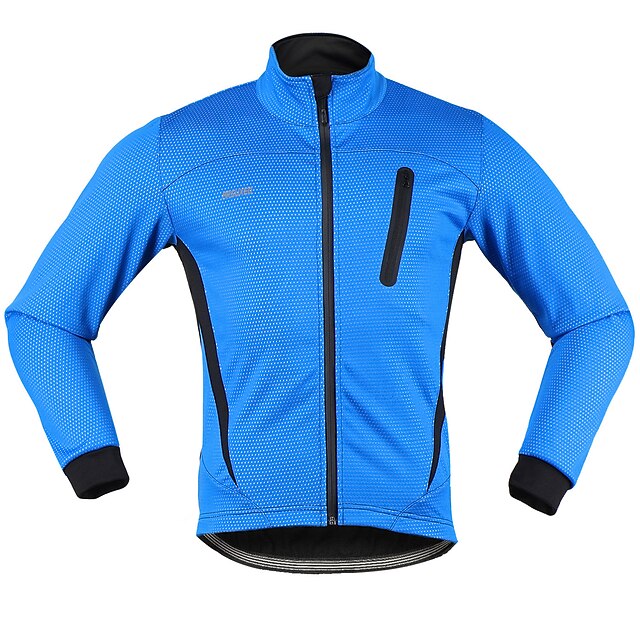ARSUXEO Heren Fietsjack Winter Thermische Fleece Softshell MTB Fiets