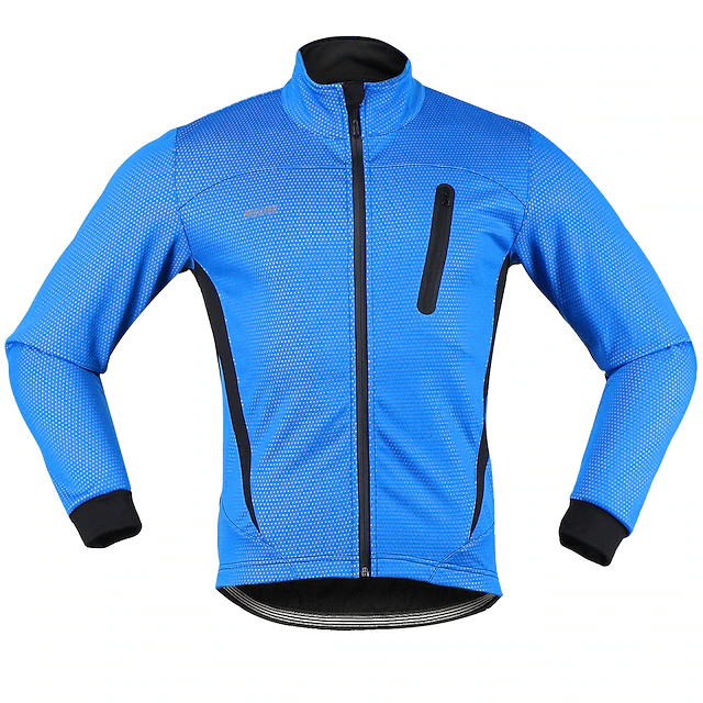 ARSUXEO Heren Fietsjack Winter Thermische Fleece Softshell MTB Fiets ARSUXEO Heren Fietsjack Winter Thermische Fleece Softshell MTB Fiets
