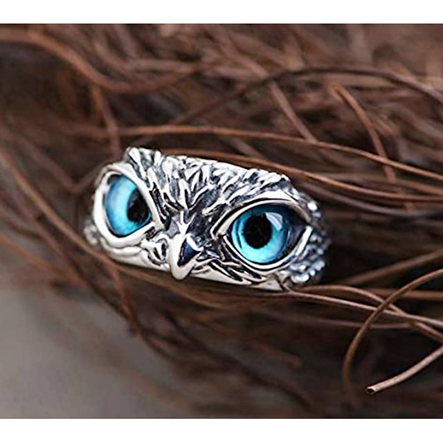 Shoes & Bags Fashion Accessories | 1pc Ring For Mens Men Women Party Evening Street Formal Alloy Classic Owl - FV42608