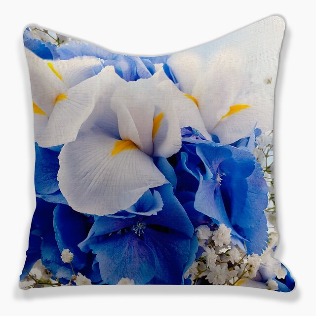 Home & Garden Home Decor | Flower Portrait Double Side Cushion Cover 5PC Soft Decorative Square Throw Pillow Cover Cushion Case 