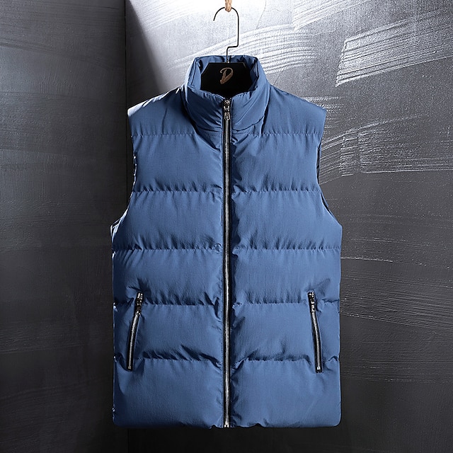 Inverno caldo impermeabile gilet cerniera tipo giacca ad asciugatura rapida leggera sport all'aperto camicia Gilet da uomo 