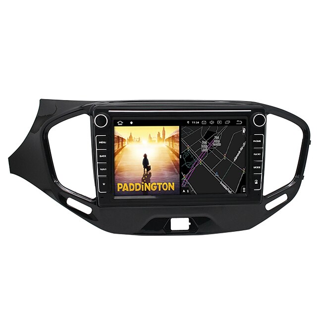  Android 9.0 Autoradio Car Navigation Stereo Multimedia Player GPS Radio 8 inch IPS Touch Screen for Lada 2015-2018 1G Ram 32G ROM Support iOS System Carplay