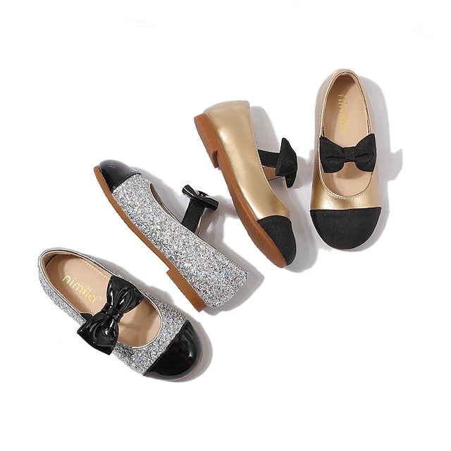 Shoes & Bags Kids Shoes | Girls Flats Flower Girl Shoes Princess Shoes School Shoes Leather Nappa Leather Portable Non Slip Wedd