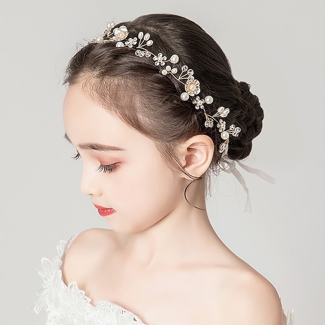  Kinder / Kleinkind Mädchen Haarschmuck schöne handgemachte koreanische Haarband Accessoires Mädchen Stirnband Baby Kopfbedeckung Mädchen Prinzessin Haarnadel Stirnband