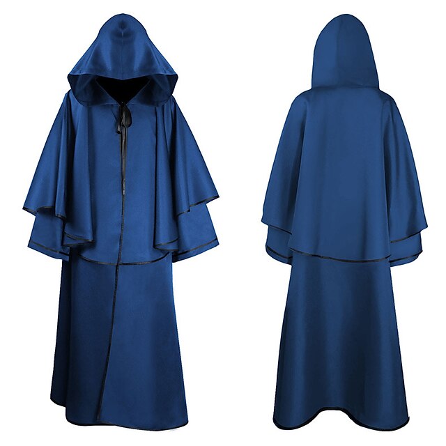 Toys & Hobbies Cosplay & Costumes | Grim Reaper Coat Adults Womens Halloween Halloween Halloween Festival / Holiday Terylene Blu