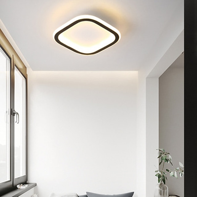  LED taklampa 20/20/25 cm geometriska former infällda lampor aluminium modern stil geometriska målade ytor led modern 220-240v