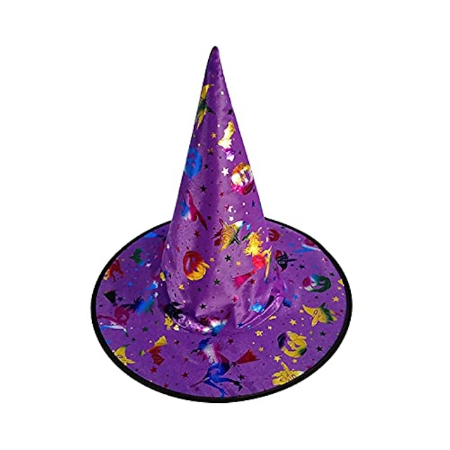 Home & Garden Home Decor | halloween hat for kids modern colorful bronzing decorations for boy and girls halloween witch hat par