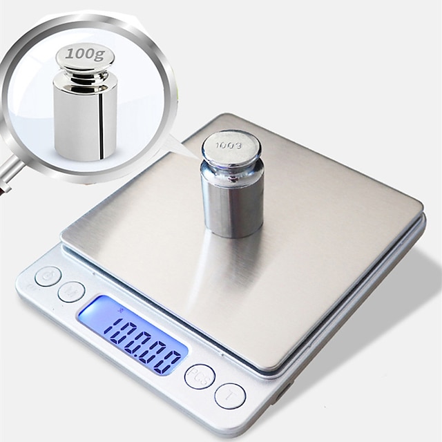 Electronic Mini 0.01g-500g Digital LCD Balance Kitchen Food Jewelry Weight Scale 