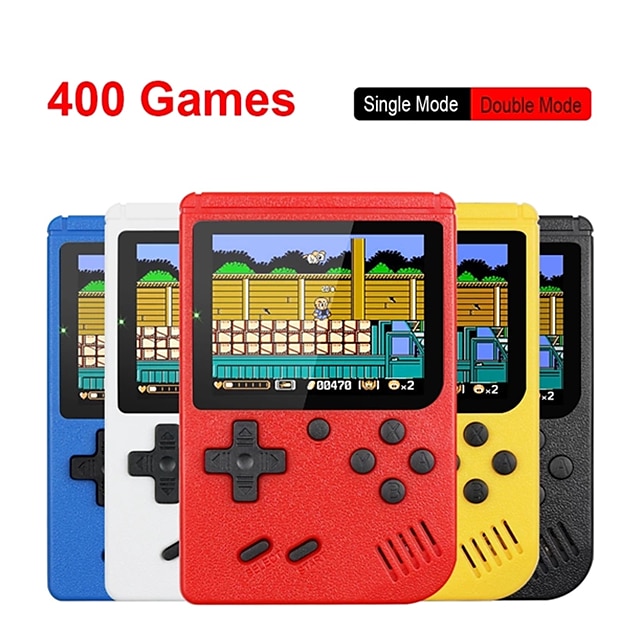  Retro Portable Mini Handheld Video Game Console 8-Bit 3.0 Inch Color LCD Boy Girl Color Game Player Built-in 400 games