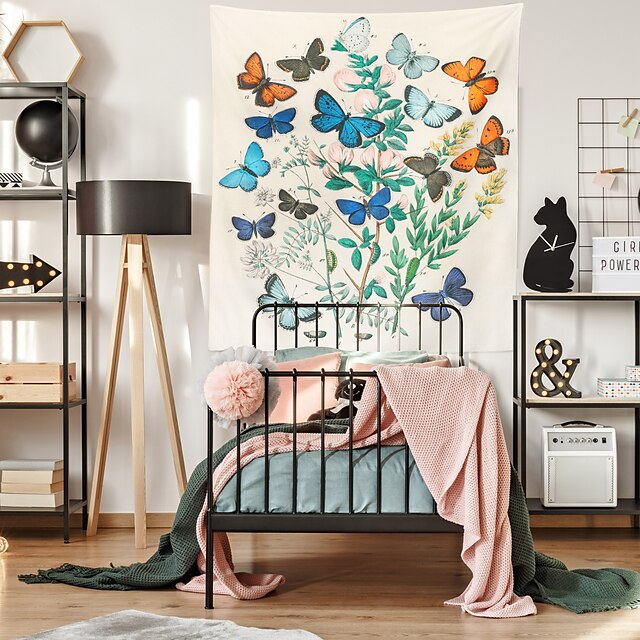 Home & Garden Home Decor | Butterfly Wall Tapestry Art Decor Blanket Curtain Hanging Home Bedroom Living Room Decoration Polyest