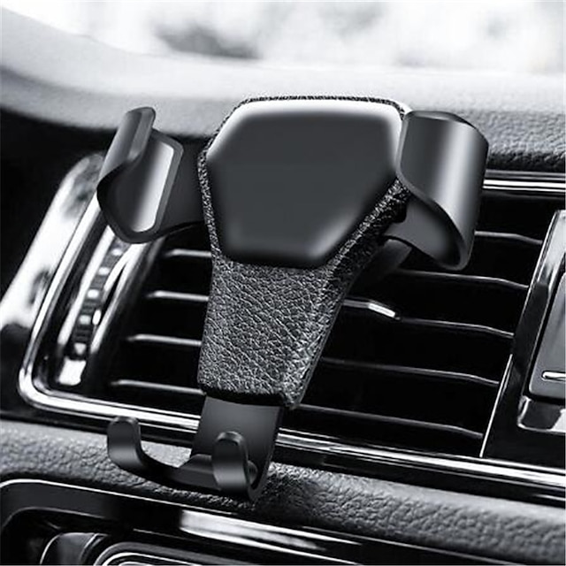  Gravity Car Phone Holder For Phone in Car Air Vent Clip Mount No Magnetic Mobile Phone Holder Cell Stand Support For iPhone GPS Samsung Huawei