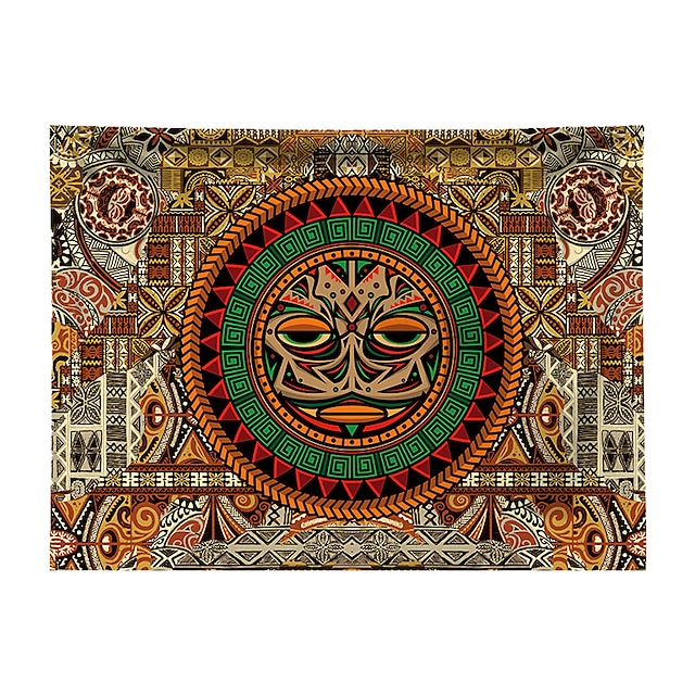 Home & Garden Home Decor | Tiki African Wall Tapestry Art Decor Blanket Curtain Hanging Home Bedroom Living Room Decoration Poly