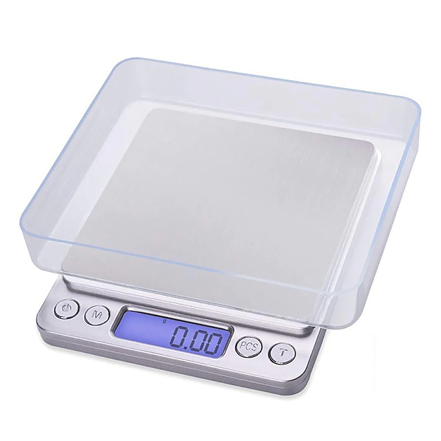  High-precision Digital Pocket Jewelry & Kitchen Food Scale 0.01g-500g Precision LCD Portable Mini Pocket Case Postal High Precision Kitchen Jewelry Weight