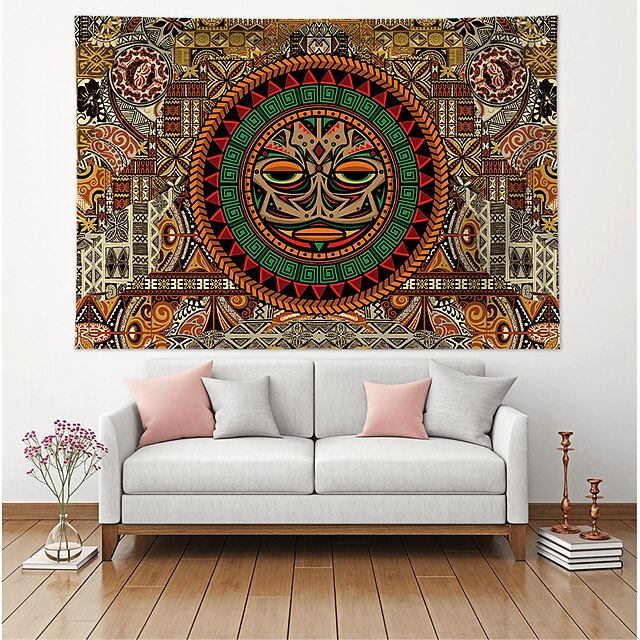 Home & Garden Home Decor | Tiki African Wall Tapestry Art Decor Blanket Curtain Hanging Home Bedroom Living Room Decoration Poly