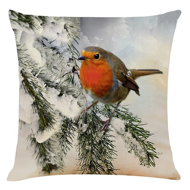 Home & Garden Home Decor | Cute Birds Double Side Cushion Cover 4PC Soft Decorative Square Throw Pillow Cover Cushion Case Pillo