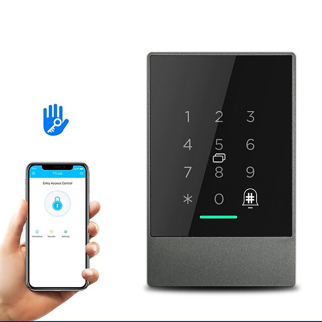  NX3 Aluminium alloy lock Smart Home Security System Password unlocking / Mechanical key unlocking / APP unlocking Household / Home / Office / Villa Security Door / Wooden Door / Stainless Steel Door