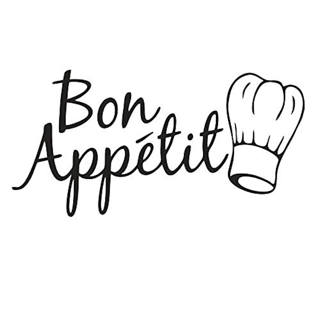 Home & Garden Home Decor | wall decor bon appetit vinyl lettering art removable wall sticker stylish mural unique design for din