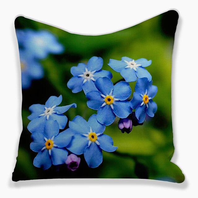 Home & Garden Home Decor | Flower Portrait Double Side Cushion Cover 5PC Soft Decorative Square Throw Pillow Cover Cushion Case 