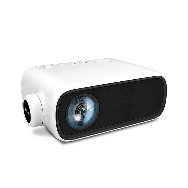  yg280 mini projektor bærbar videoprojektor 1080p støttet lcd ledet hjemmekino projektor kompatibel med hdmi usb av med 50000 timer lampetid