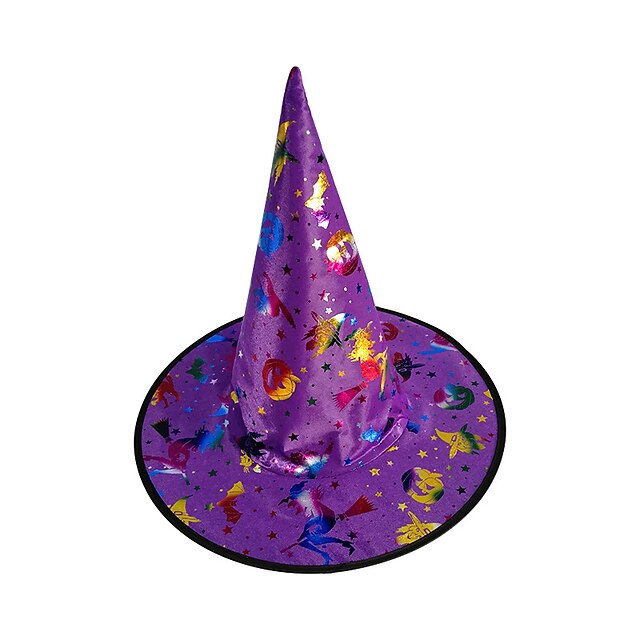 Home & Garden Home Decor | halloween hat for kids modern colorful bronzing decorations for boy and girls halloween witch hat par