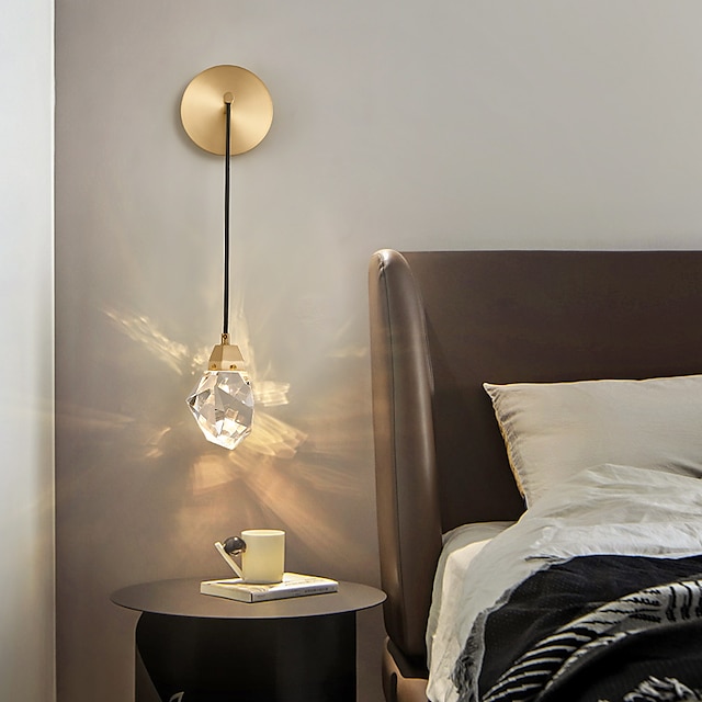  Lightinthebox apliques LED regulables estilo nórdico moderno apliques empotrados apliques LED apliques para sala de estar dormitorio acrílico aplique 220-240v 10 w
