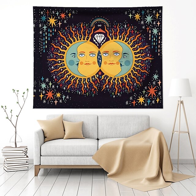 Home & Garden Home Decor | Tarot Divination Wall Tapestry Art Decor Blanket Curtain Hanging Home Bedroom Living Room Decoration 