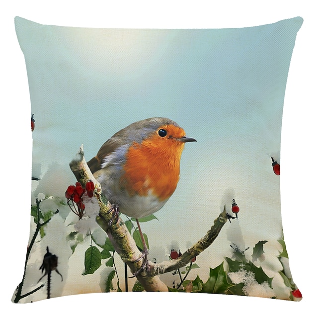 Home & Garden Home Decor | Cute Birds Double Side Cushion Cover 4PC Soft Decorative Square Throw Pillow Cover Cushion Case Pillo