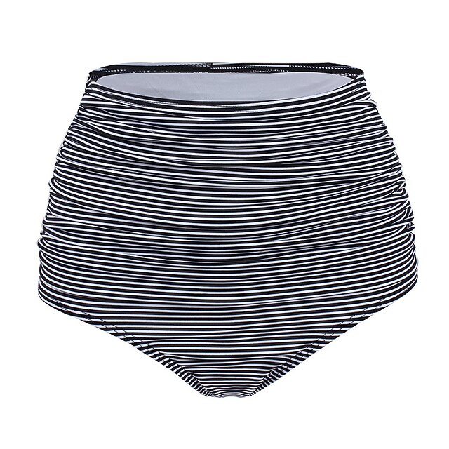 

Women's Swim Shorts Swim Trunks Nylon Spandex Board Shorts Quick Dry Stretchy Swimming Surfing Water Sports Stripes Summer