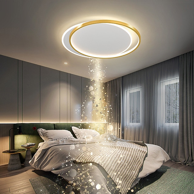  luz de teto led 45 55 cm design cluster luzes embutidas acabamentos em metal pintado LED 220-240v moderno