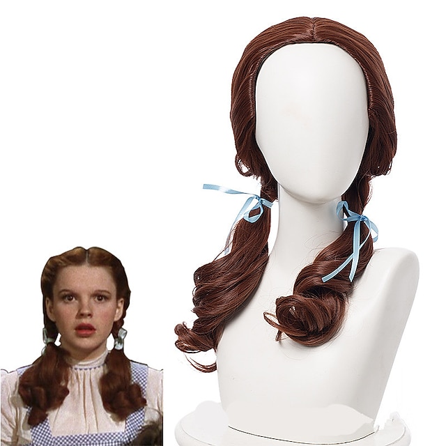  The Wizard of Oz Wig  Women Wizard of Oz Dorothy Brown Wig Dg Girl Dorothy Brown Ponytails Styled Hair Wigs s Halloween Wigs