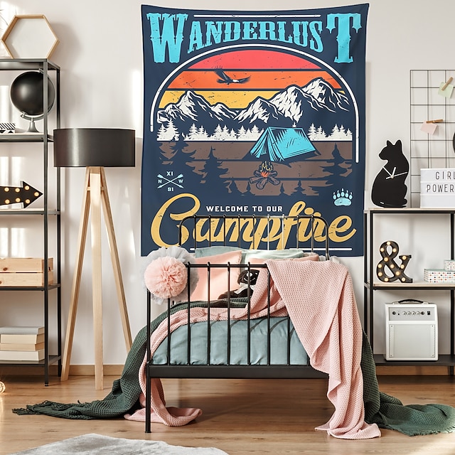 Home & Garden Home Decor | Wanderlust Wall Tapestry Art Decor Blanket Curtain Hanging Home Bedroom Living Room Decoration - GQ97