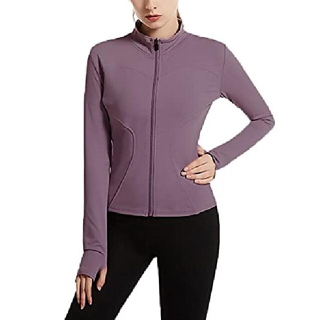 Womens Jacket Zip Up Fleece Jacket with Thumb Holes,Slim Fit Ultra Soft Workout Jacket Lightweight Yoga Sweatshirt Womens Jacket Zip Up Fleece Jacket with Thumb Holes,Slim Fit Ultra Soft Workout Jacket Lightweight Yoga Sweatshirt