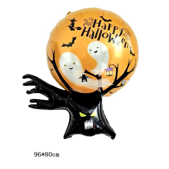 Home & Garden Home Decor | 4pcs Balloon Arch Kit Halloween Balloons Garland Kit DIY Big Spider Skull Bat Foil Balloon for Hallow