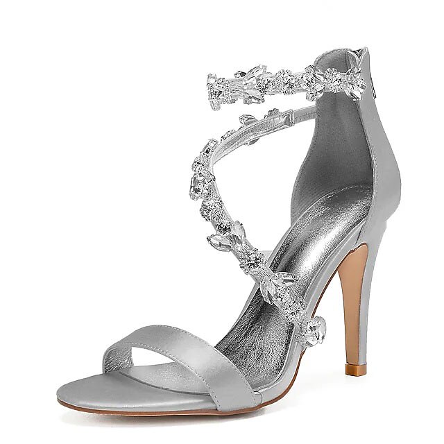 Women's Wedding Shoes Bling Bling Stilettos Sparkling Shoes Bridal ...