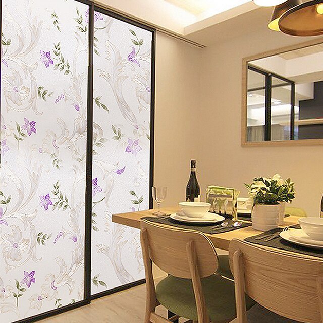 Home & Garden Home Decor | Vinyl Static Cling Window Fashion Flower Privacy Stained Glass Decorative Window Film Heat Control Wi