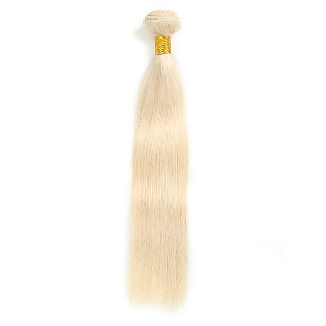  10-30 tommer 613 honning blond farge hårforlengelse 1 blond rett hår bunter brasilianske hår veve bunter