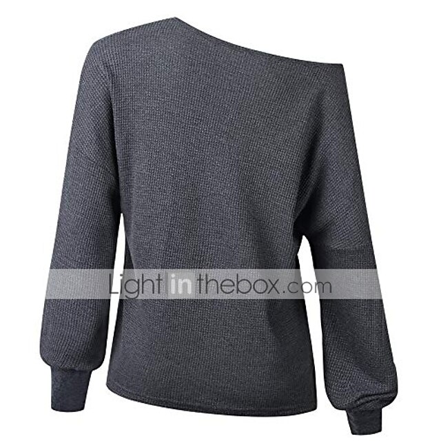 Womens Clothing Sweaters & Cardigans | Womens Pullover Sweater Jumper Knit Knitted Solid Color V Neck Casual St. Patricks Day Da