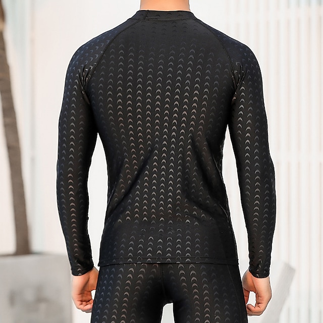 Sports & Outdoors Surfing, Diving & Snorkeling | Mens Rash guard Swimsuit UV Sun Protection UPF50+ Breathable Full Body Swimwear