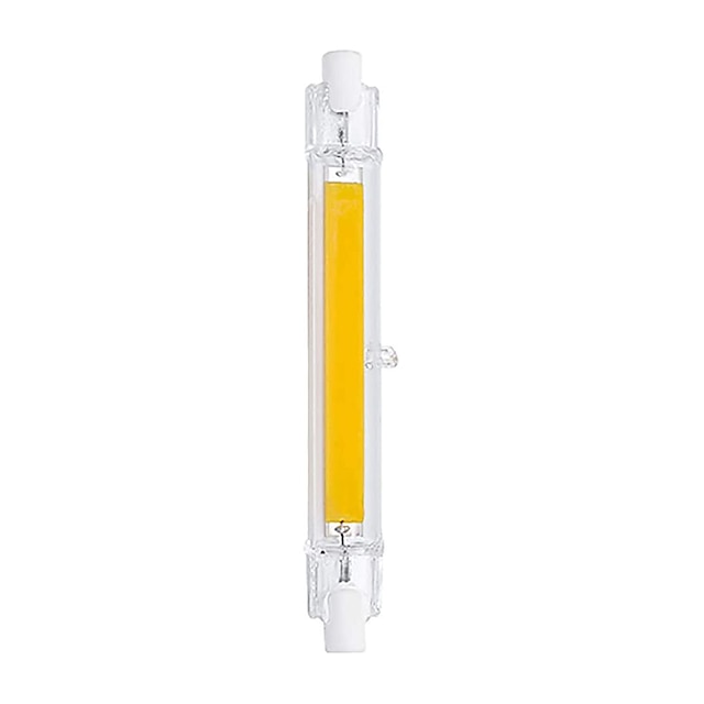  bombillas led de cob r7s regulables 15w tipo j luces led de doble extremo de 189 mm equivalente a halógeno de 150 vatios 220-240v t3 r7s reemplazo de reflector de base equivalente para garaje