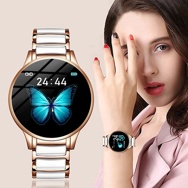  LIGE LG0156 Chytré hodinky 1 inch Inteligentní hodinky Bluetooth Krokoměr Sledovač fittness Sledování aktivity Kompatibilní s Android iOS Dámské Dlouhá životnost na nabití Anti-ztracené IP 67 45mm