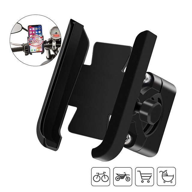 Consumer Electronics Automotive | Phone Holder Stand Mount Car Car Holder Phone Holder Adjustable 360°Rotation Aluminum Alloy Ph