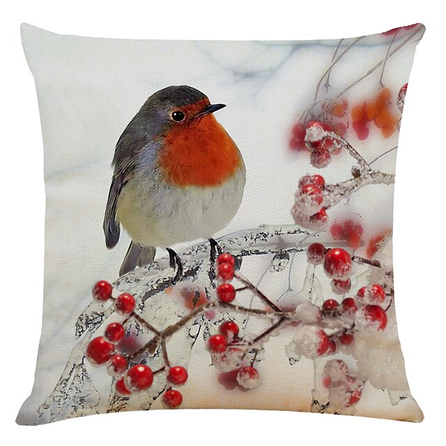 Home & Garden Home Decor | Cute Birds Double Side Cushion Cover 4PC Soft Decorative Square Throw Pillow Cover Cushion Case Pillo