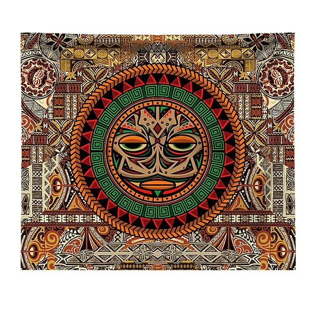 Home & Garden Home Decor | Tiki African Wall Tapestry Art Decor Blanket Curtain Hanging Home Bedroom Living Room Decoration Poly