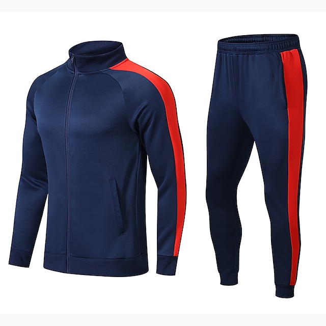 Sports & Outdoors Running, Jogging & Walking | Mens 2 Piece Tracksuit Sweatsuit Athletic Athleisure Winter Long Sleeve Thermal W